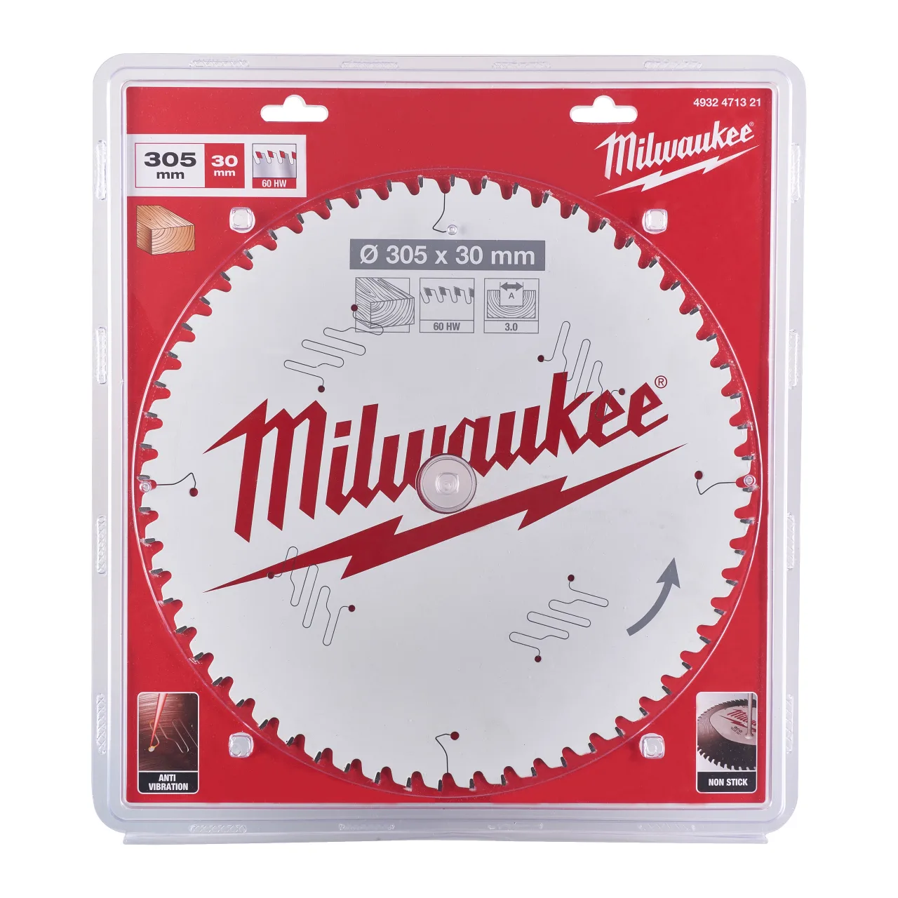 CSB MS W 305 x 30 x 3.0 x 60ATB neg Circular saw blades for mitre saws Gen II