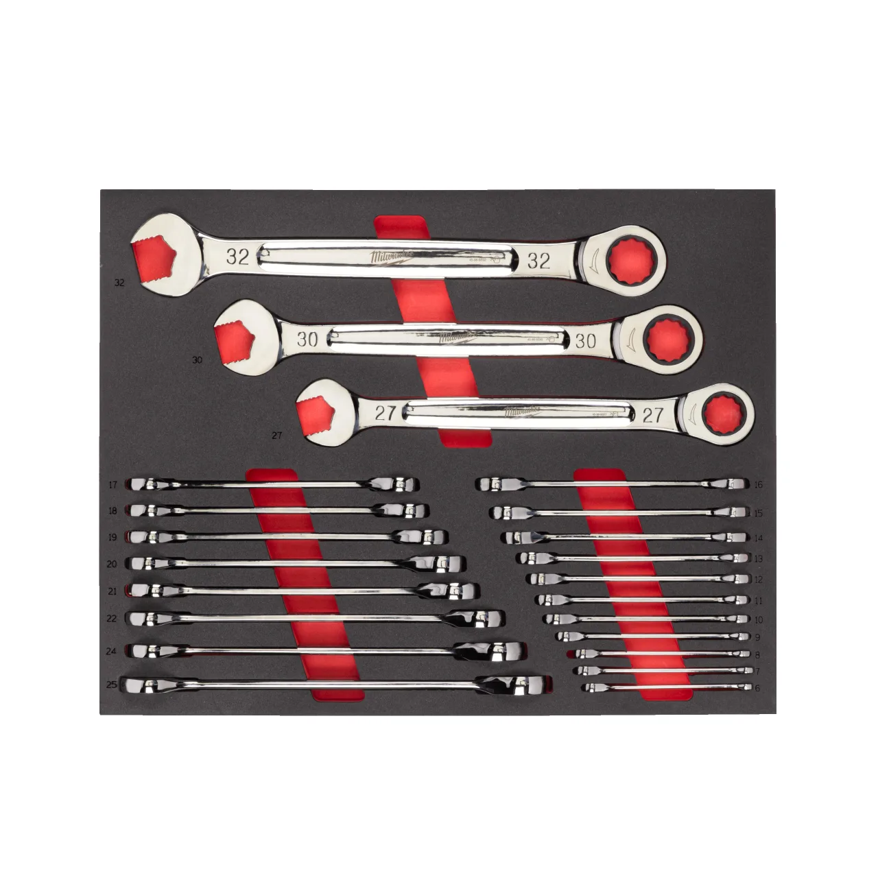 Module servante clé à cliquets MAXBITE™ 22pc Maxbite Ratcheting Combination Spanner Set Foam Insert