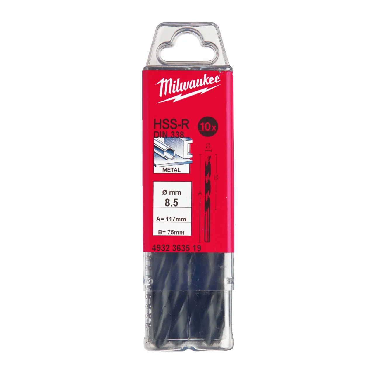 HSS DIN 338 Rollforged Drill Bits With Reduced Shank