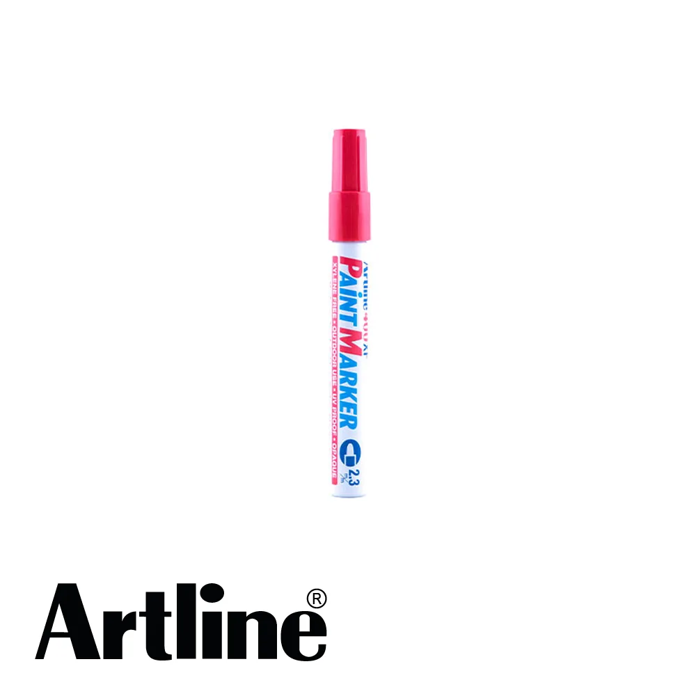 Paint marker - 400 XF, rouge, pointe ronde - 2,3 mm - ARTLINE