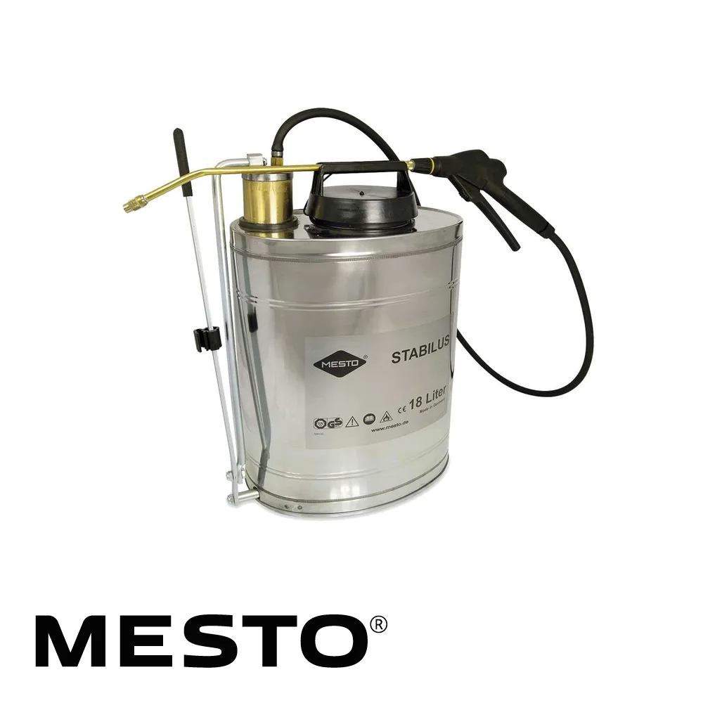 Pulvérisateur à dos - STABILUS, inox - 18 L - MESTO