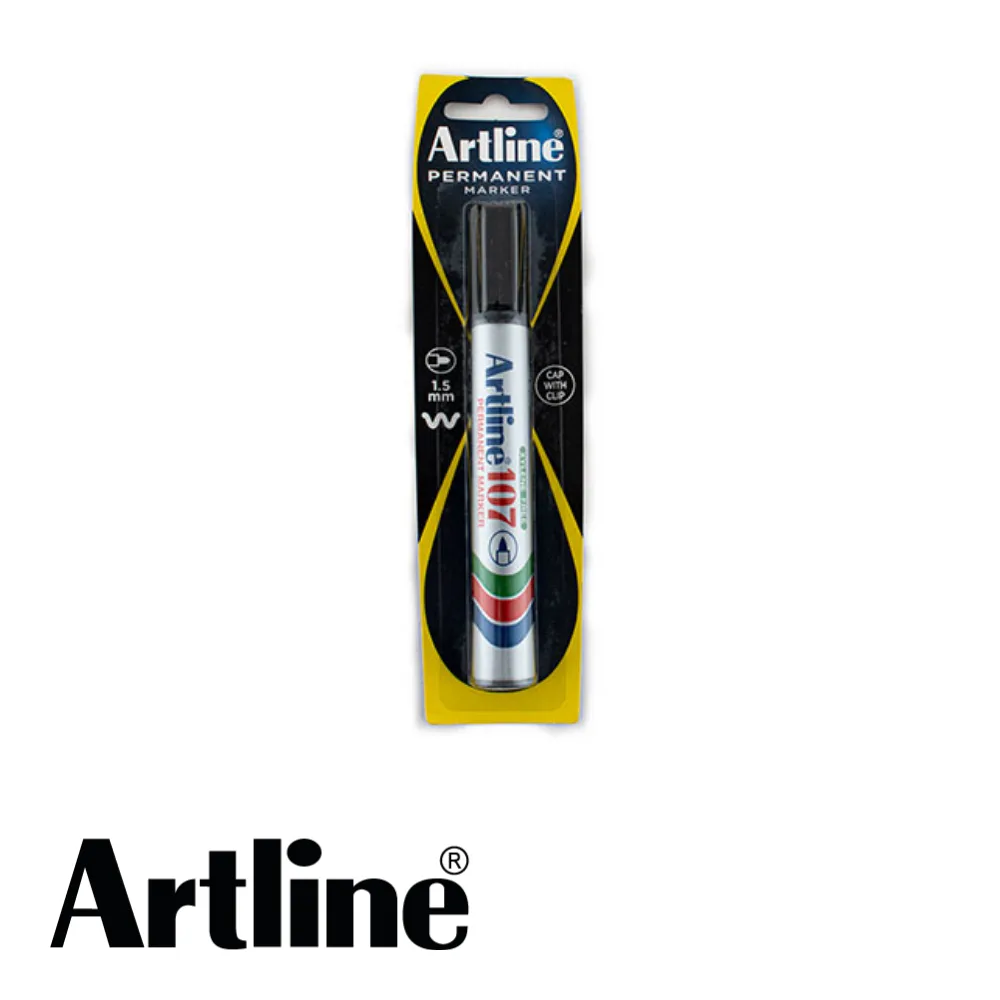 Marqueur - EK 107, noir, pointe ronde, blister - 1,5 mm - ARTLINE (0607103)