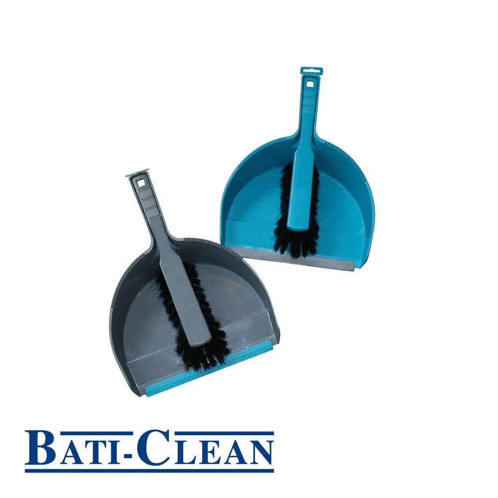 Pelle à poussière - PVC, petit modèle, avec balayette - BATI-CLEAN