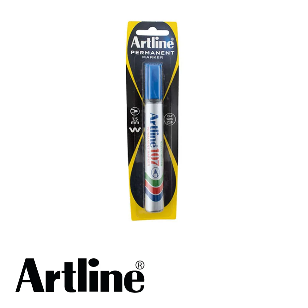Marqueur - EK 107, bleu, pointe ronde, blister - 1,5 mm - ARTLINE (0607101)