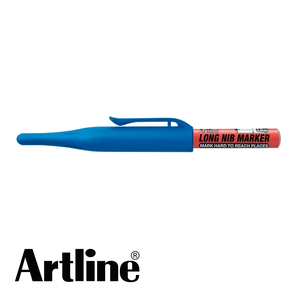 Marqueur long nib - bleu, pointe ronde - 1 mm - ARTLINE