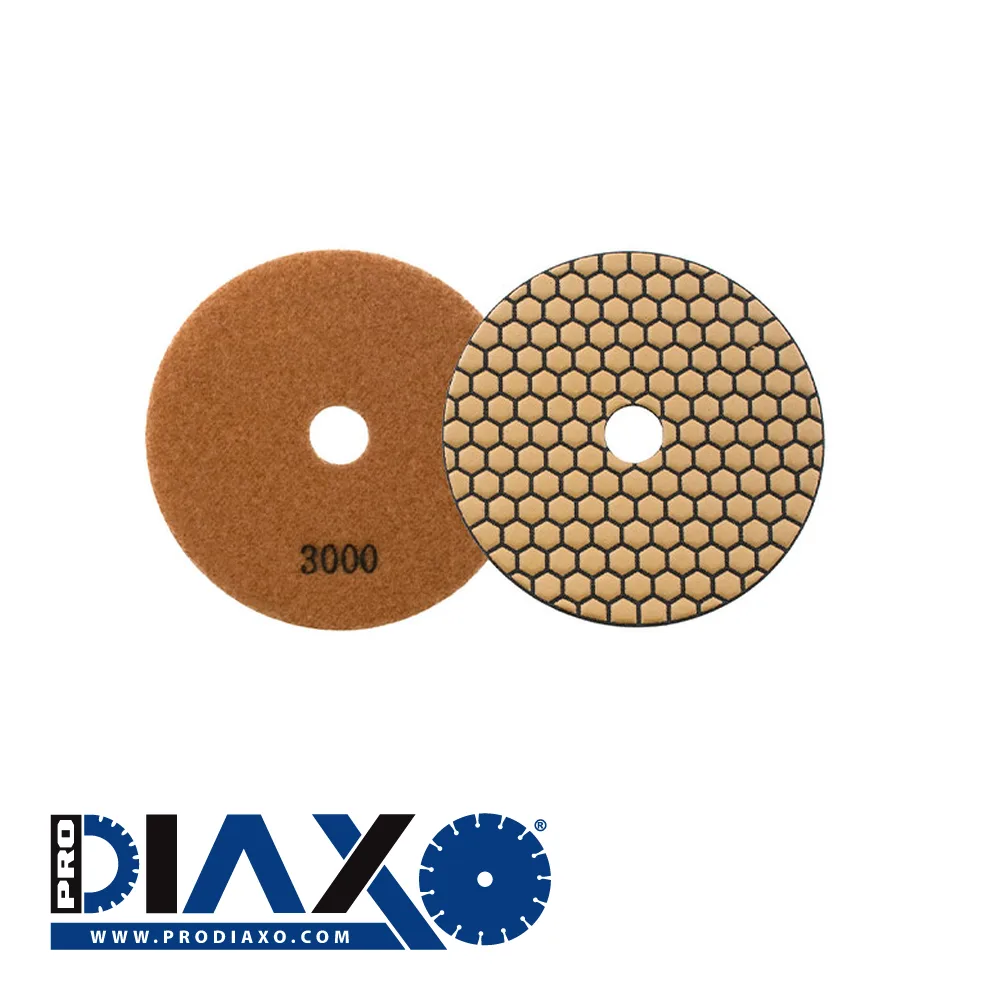 Patin de polissage - DRY, K3000 - Ø 125mm - PRODIAXO
