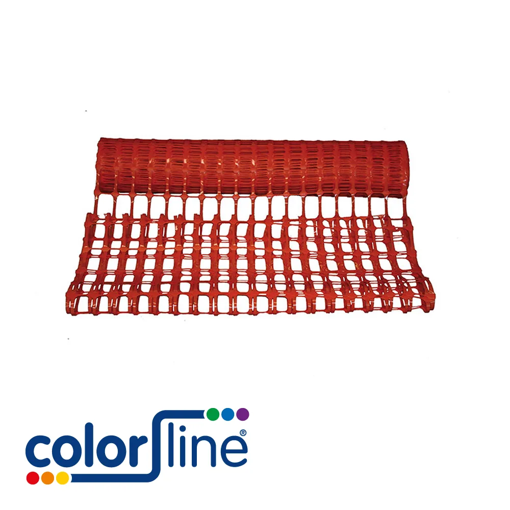 COLOR LINE Filet de balisage - orange, sur rouleau - 50 X 1 m, 120gr/m² - 6000 gr