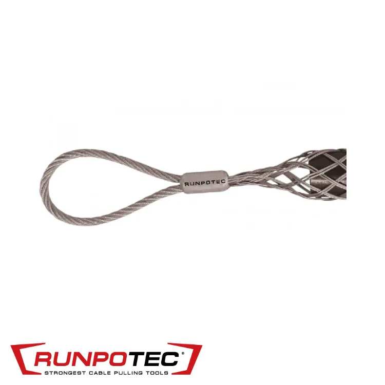 Manchin de tire-câble - avec boucle - Ø 50-60 mm - RUNPOTEC