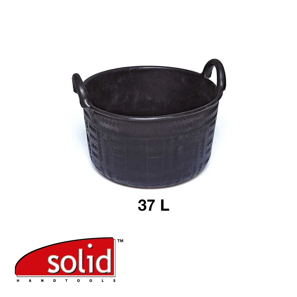Cuvelle - caoutchouc, vulcanisé - 37 L - SOLID