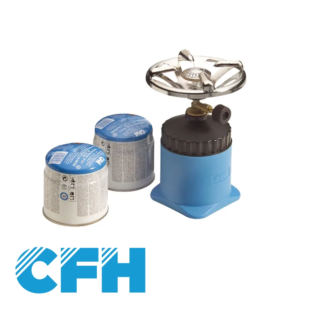 Chalumeau de cuisine - HAPPY CAMPER STAR, 2 cartouches - CFH