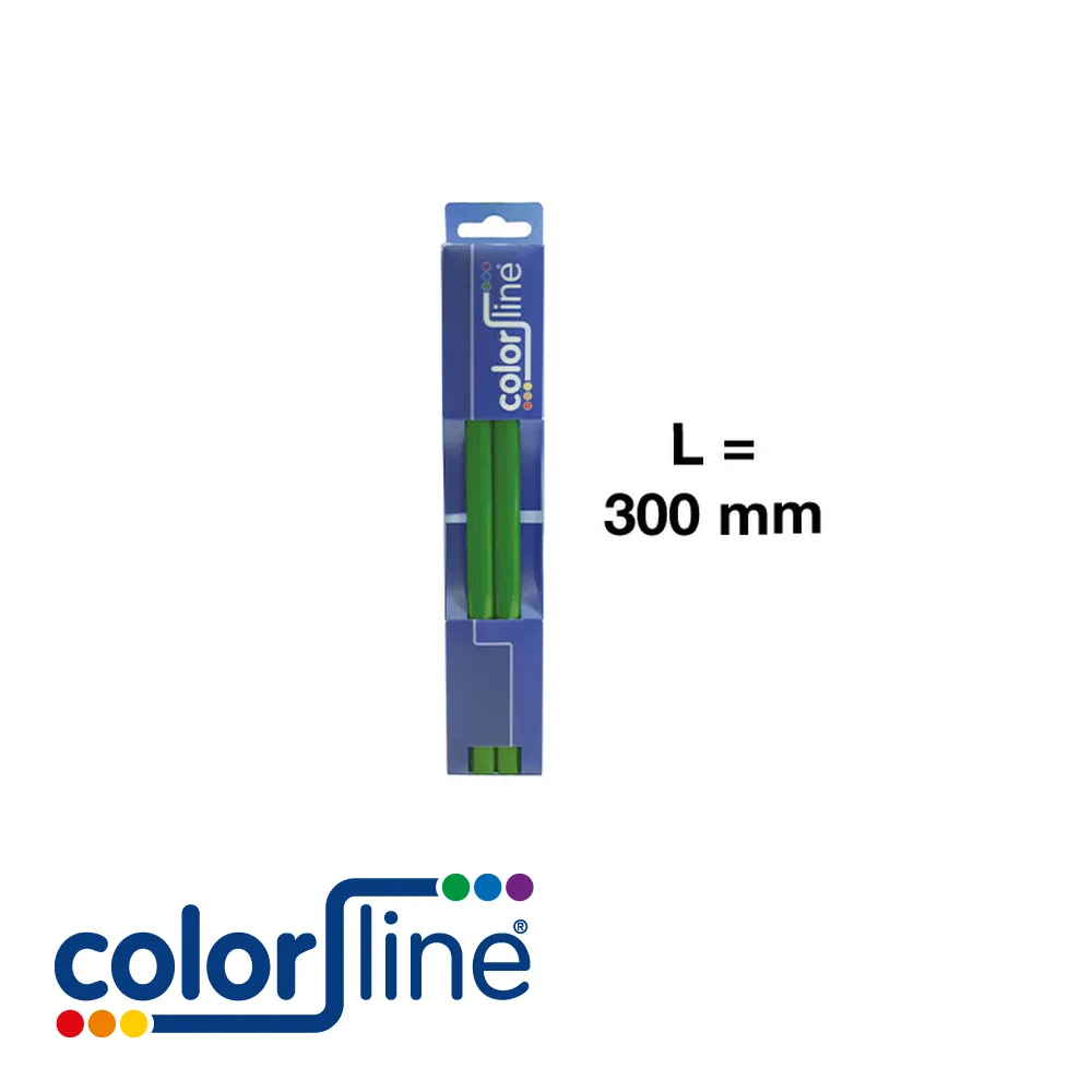 Crayon de maçon - PRO 201, laqué vert, prix par 2 pc. - 300 mm - COLOR LINE