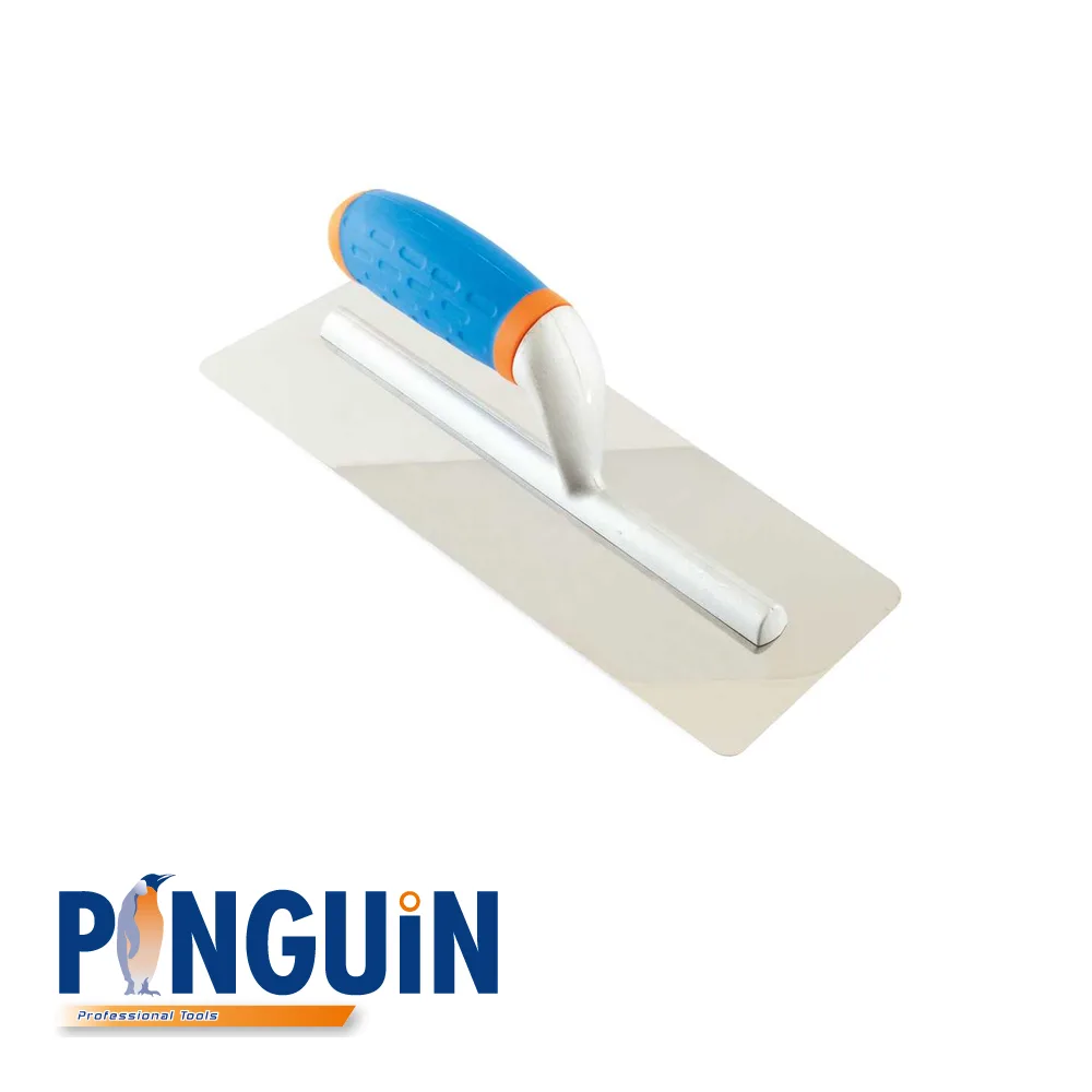 PINGUIN Plâtresse - BI-SOFT, inox, cotés biseautés, coins arrondis - 280 x 120 x 0,6 mm