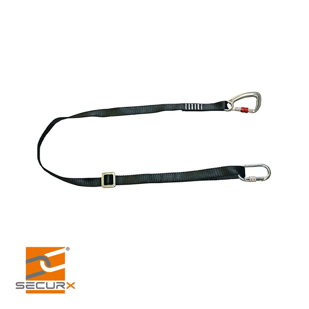 Longe de maintien - corde PES, incl. mousqueton SH10, AH40 - 2 m - SECURX