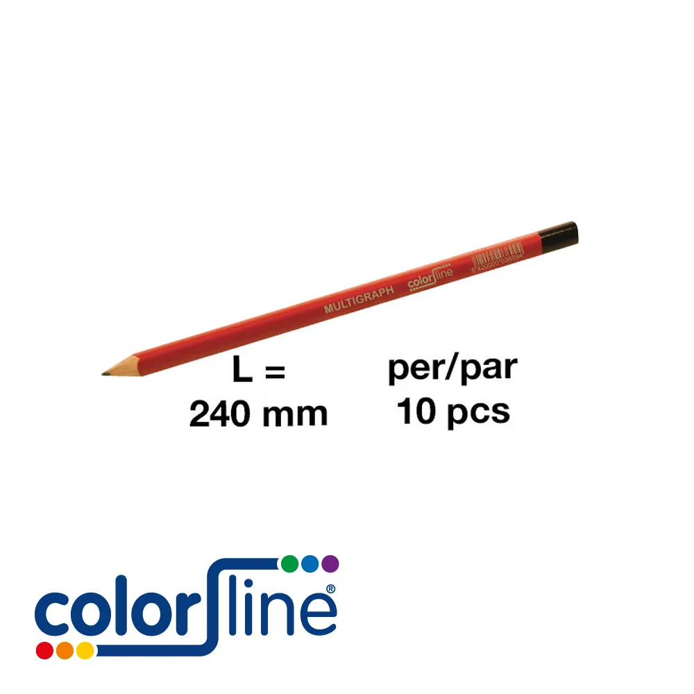 Crayon multigraph - PRO 616, prix par 10 pc. - 240 mm - COLOR LINE