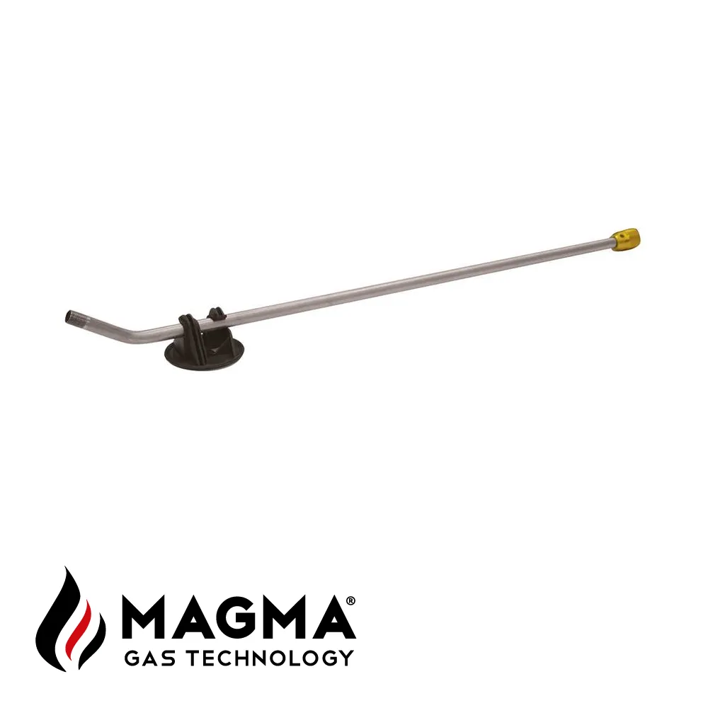 Rallonge - titanium, pour godets Magma, léger, pied en PVC - 600 mm - MAGMA