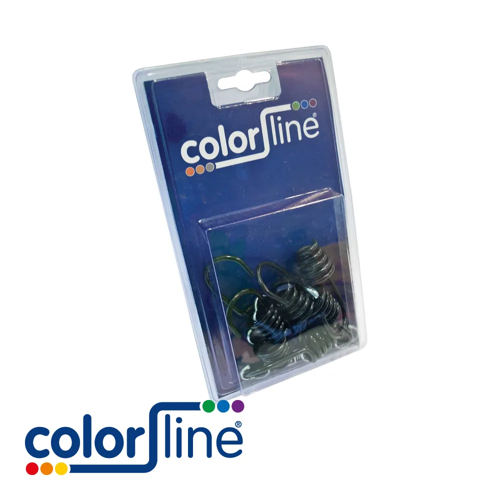 Crochets standard - pour câbles élastiques Ø 10 mm, prix par 6 pc. - COLOR LINE