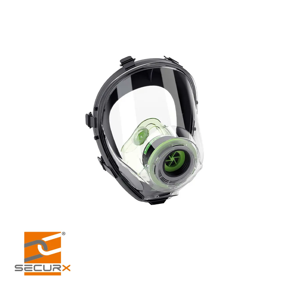 Masque complet - connexion DIN, caoutchouc silicone, BLS 5400 - SECURX