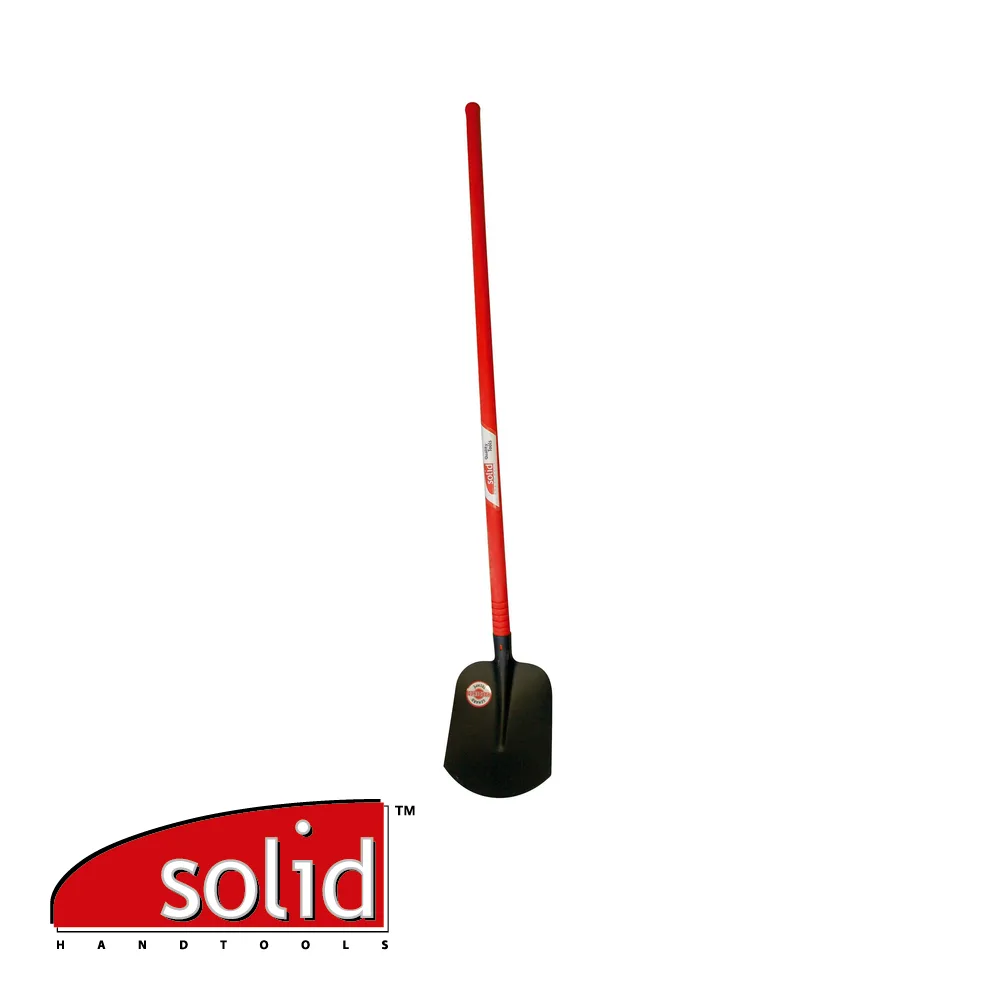 SOLID XTREME Pelle à sable - nr. 2, trempée, noire, 240 mm, manche fibre, Ø 39 mm - 1350 mm