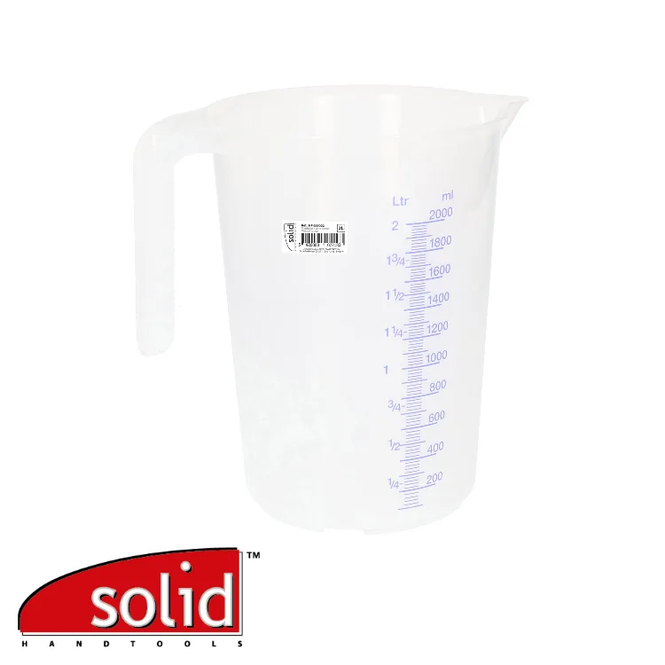 Verre doseur - plastique - 2 L - SOLID