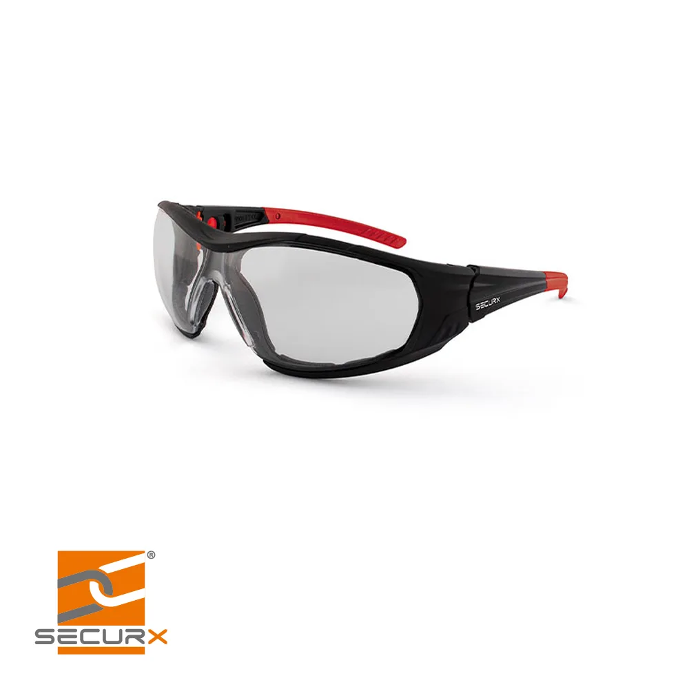 Lunettes de sécurité - ARIEL DUAL CLEAR, PC+, AS, AF, UV - SECURX