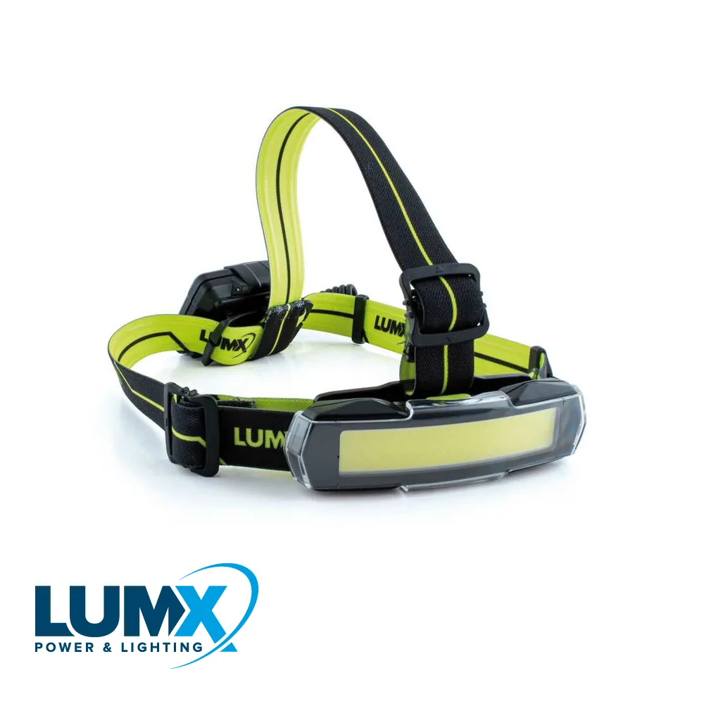 Lampe frontale LED - TCT-640, rechargeable, ultra large, 640 lm, IP 66 - LUMX