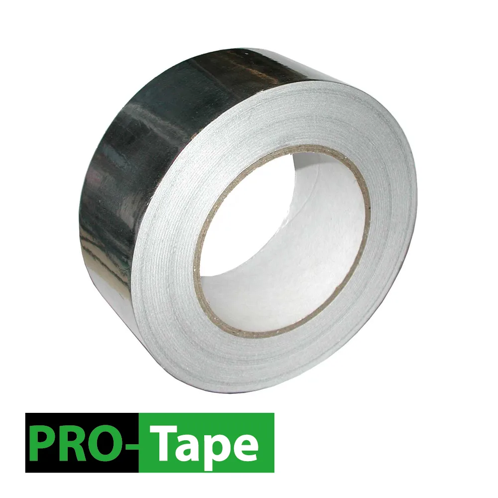 Ruban adhésif aluminium - SUPERMETAL, 40 micron - 100 mm x 50 m - PRO-TAPE