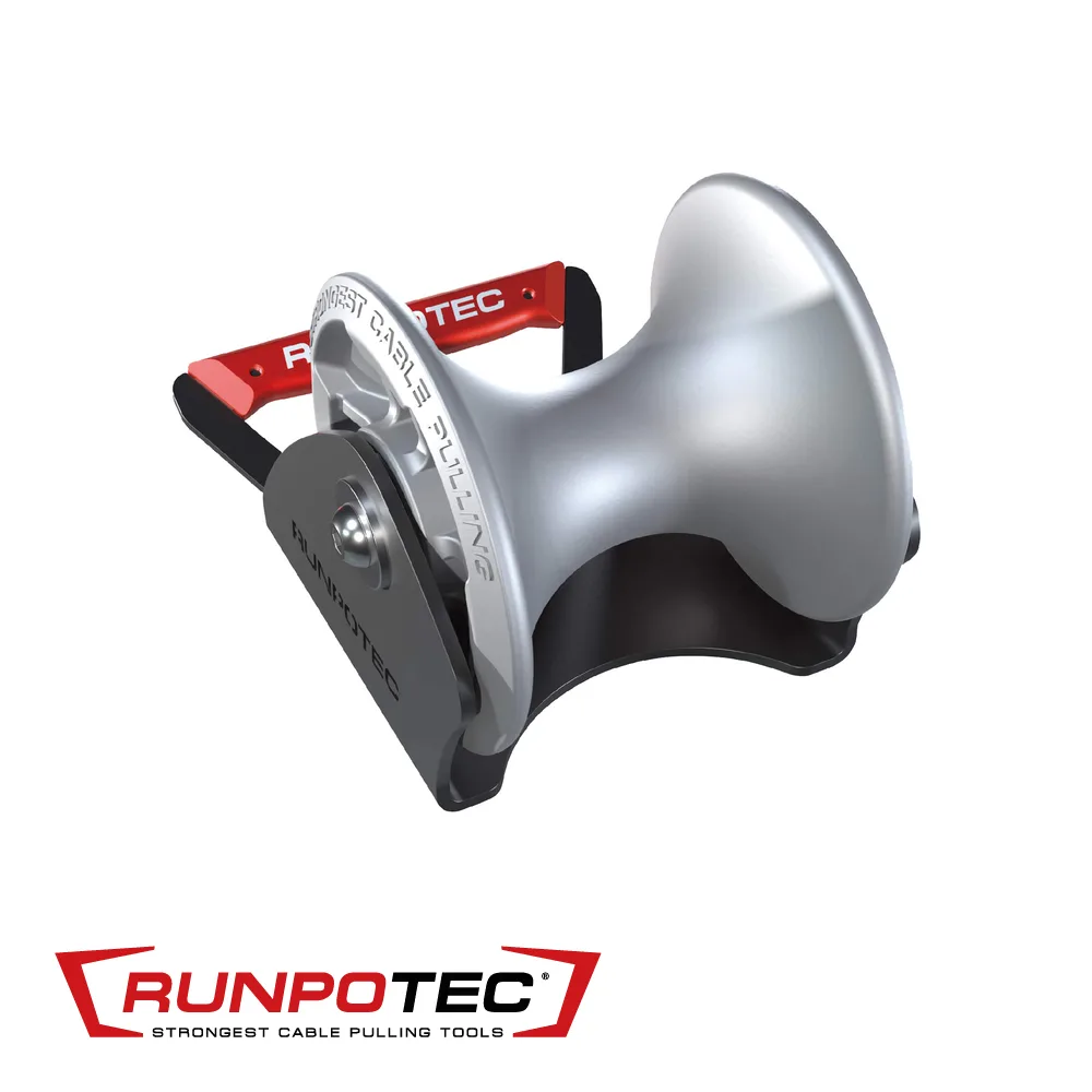Rouleau de guidage pour câble - as, 1 rouleau - 225 x 410 mm - RUNPOTEC