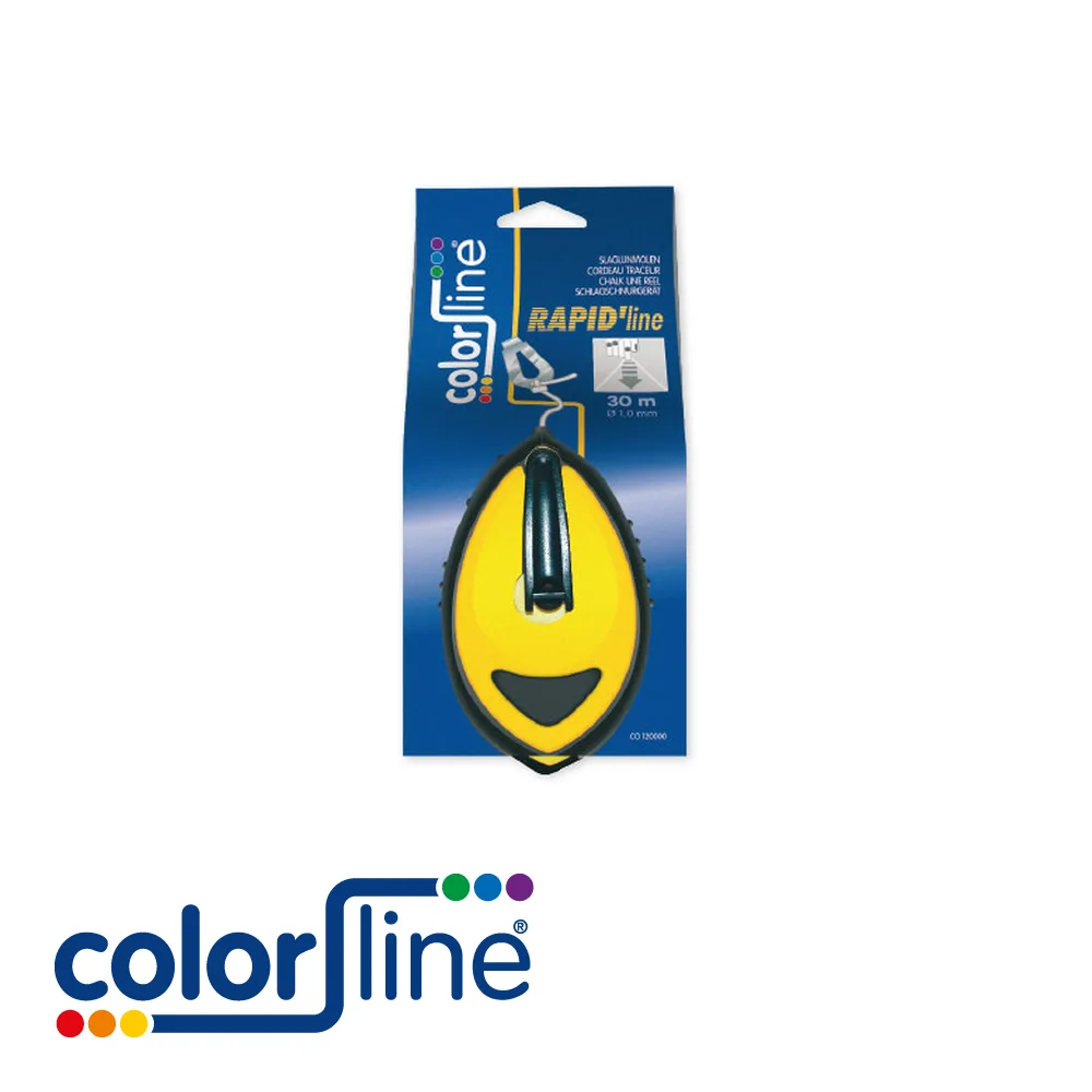 COLOR LINE Cordeau traceur - RAPID LINE, ergonomique, 3,5x speed, sur carte - 30 m x Ø 1,0 mm