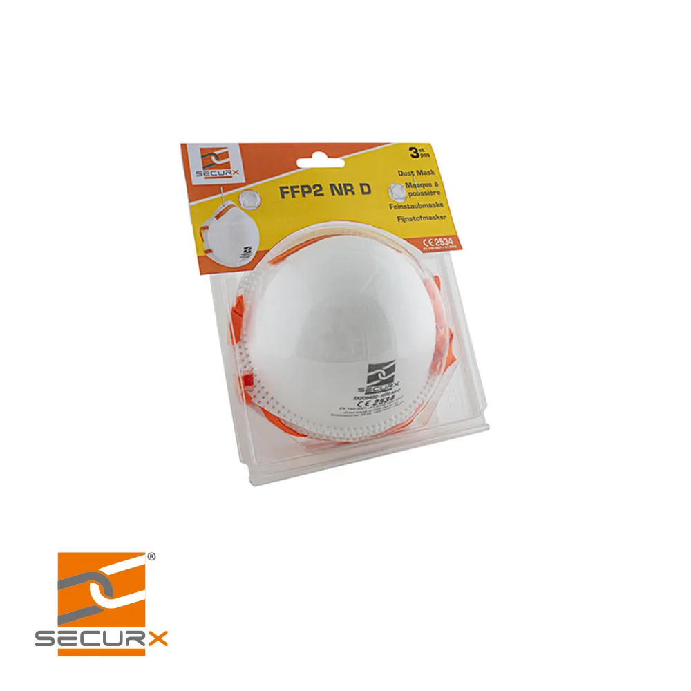 Masque filtrant - FFP2, prix par 3 pc. - SECURX