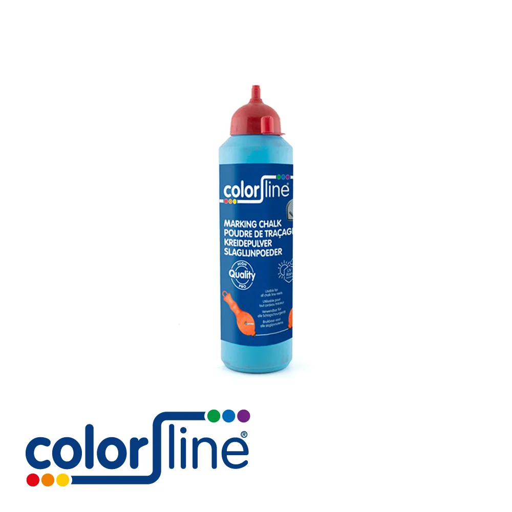 Poudre de traçage - rouge, qualité professionnelle - 400 gr - COLOR LINE