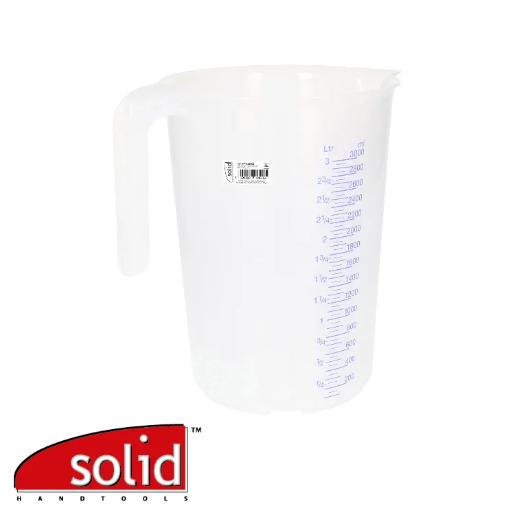 Verre doseur - plastique - 3 L - SOLID