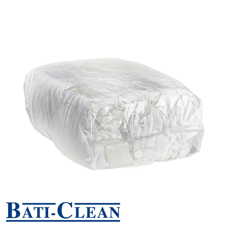 Chiffons - interlock, qualité sweatshirts/T-shirts, blanc - 1 kg - BATI-CLEAN