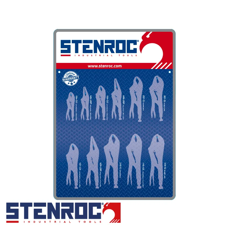 Toolboard - vide, pour pinces-étaux, standard, 11 pièces - STENROC