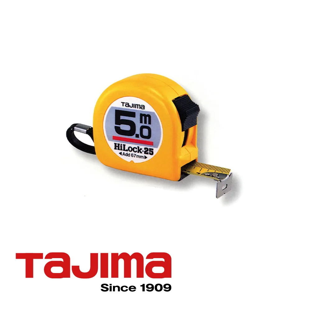 Mètre ruban - HI-LOCK, L19-50EB-EUR, ABS - 5 m x 19 mm - TAJIMA