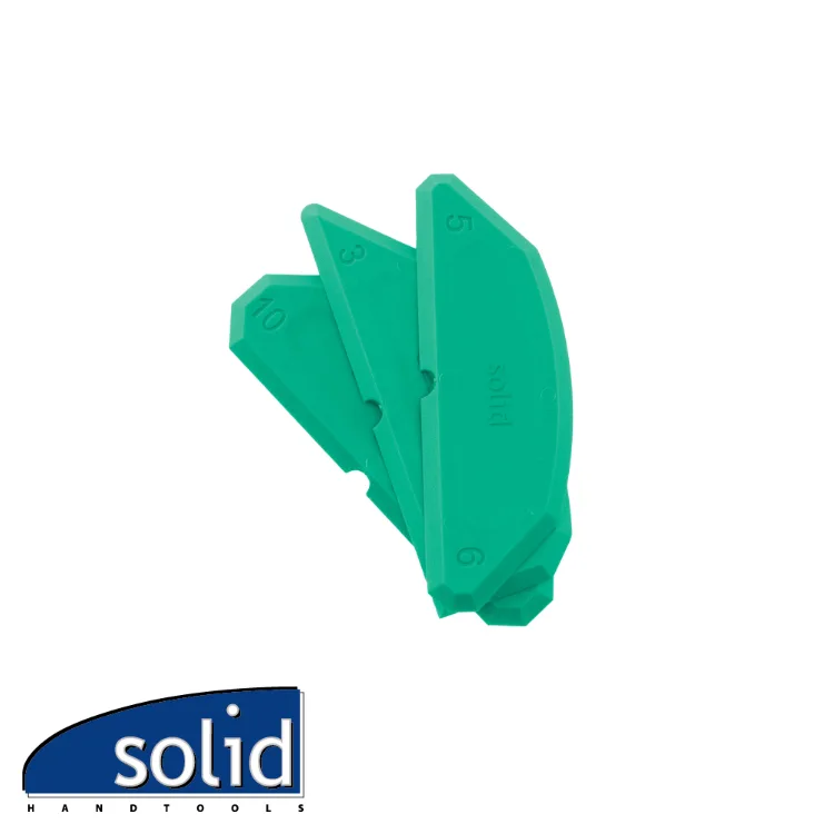 Set de spatules pour joints - CORNERS, 3 pièces, 6 coins - SOLID