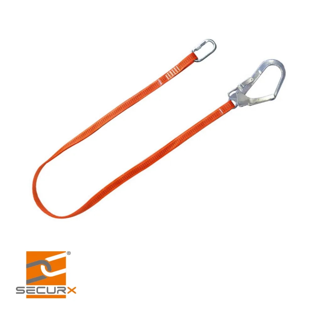 Longe de maintien - PES touw, incl. mousqueton SH10, SH15 - ,5 m - SECURX