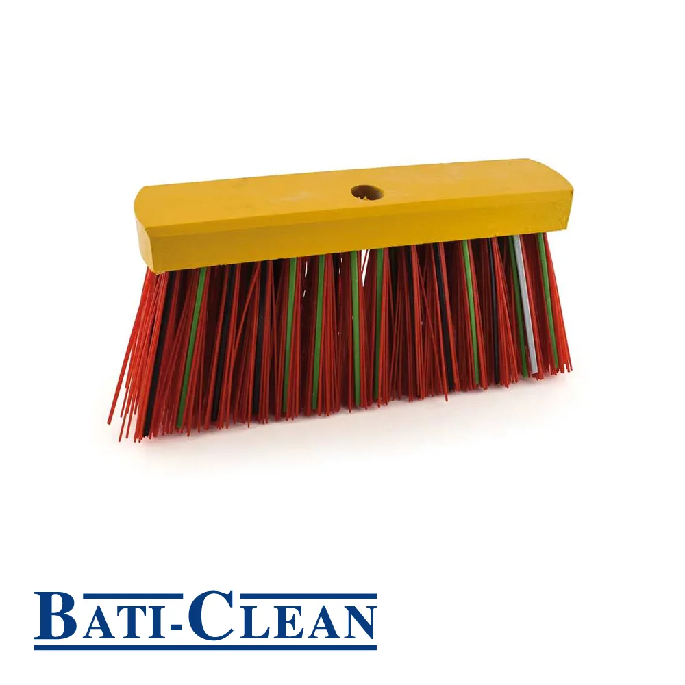 Balai de rue - fibres PVC plats, baleines - 290 mm - BATI-CLEAN