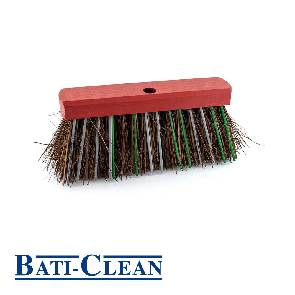 Balai de rue - 50 % bassine, baleines, rouge - 290 mm - BATI-CLEAN