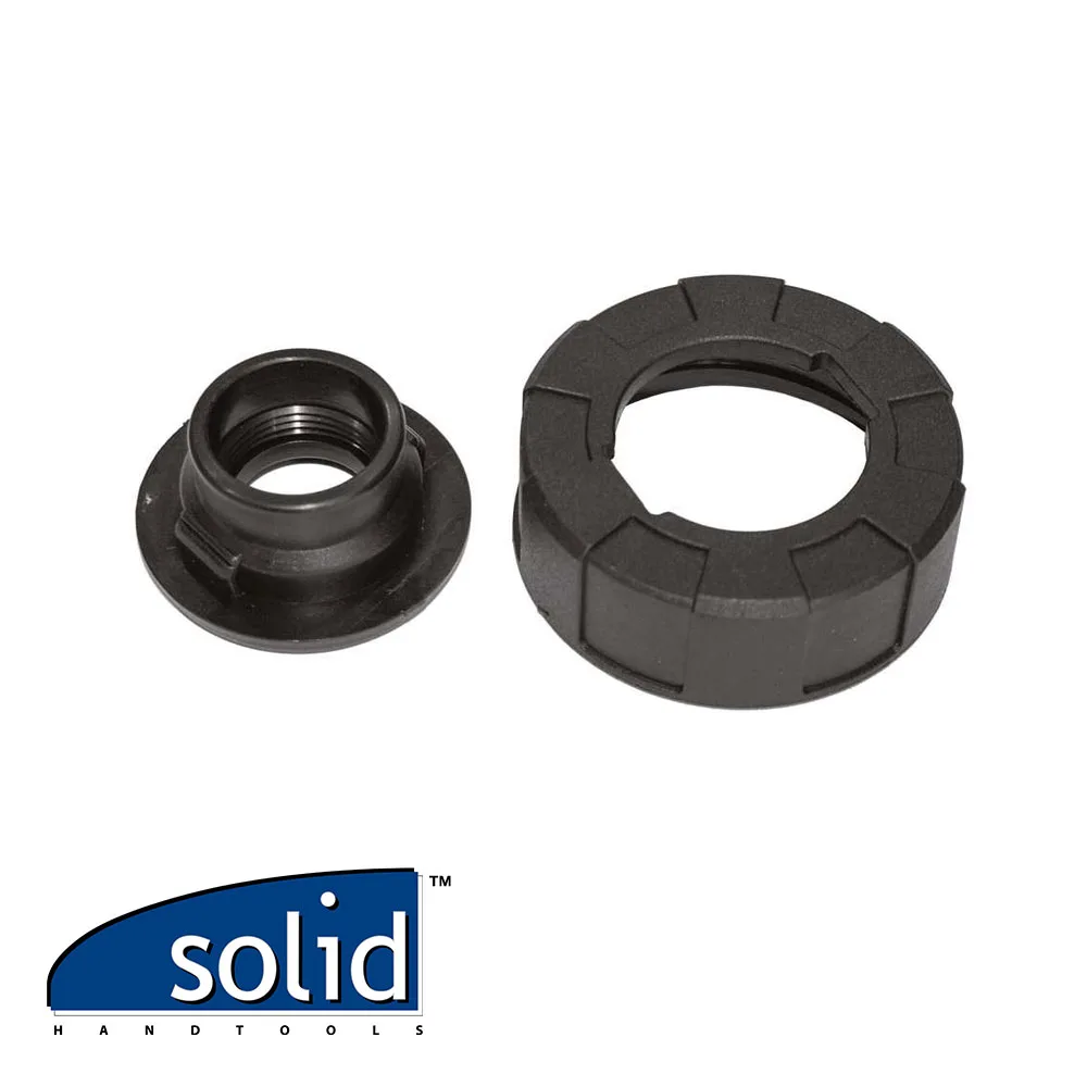 Ecrou noir + raccord MK1 - pour ULTRA-PRESS, AIR-PRESS, VARIO-PRESS MAX - SOLID