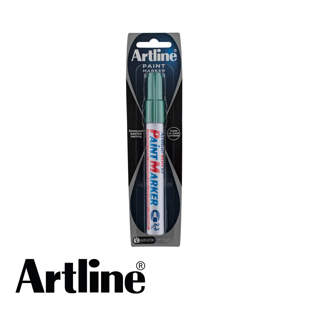 Paint marker - 400 XF, vert, pointe ronde, blister - 2,3 mm - ARTLINE