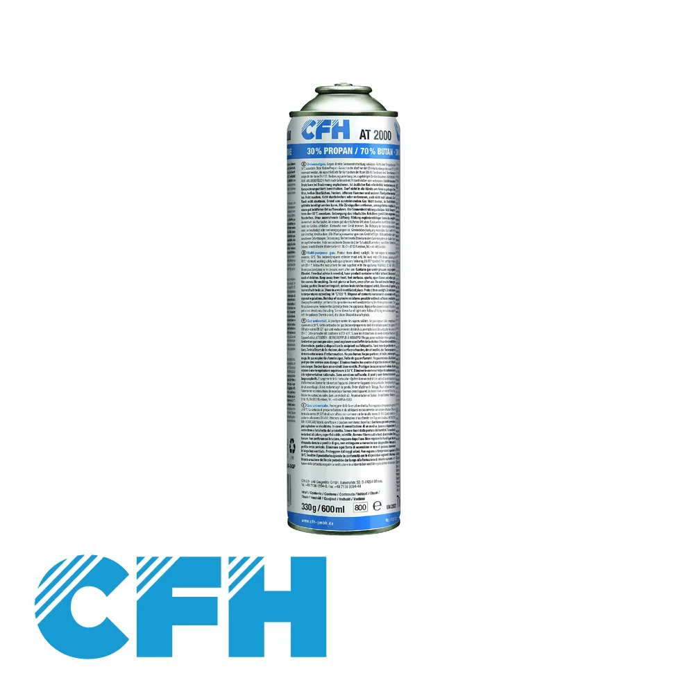 Cartouche de gaz - AT 2000, 30% propane, 70% butaan - 330 gr - CFH
