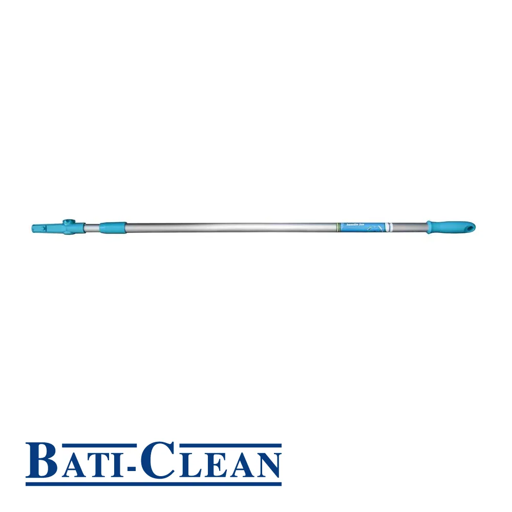 Manche téléscopique - PRO, pour raclettes vitre, alu - 0,87 -> 2 m - BATI-CLEAN