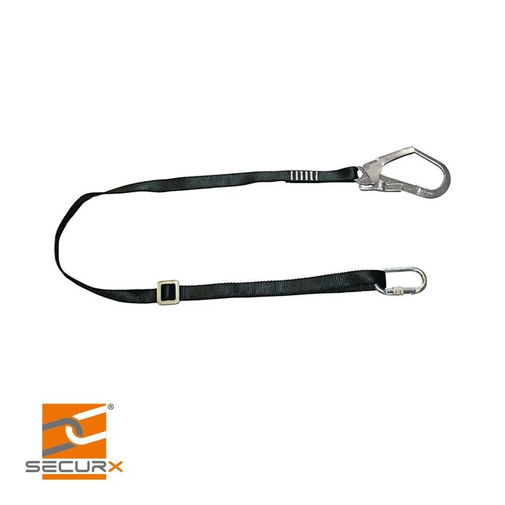 Longe de maintien - corde PES, incl. mousqueton SH10, SH15 - 2 m - SECURX