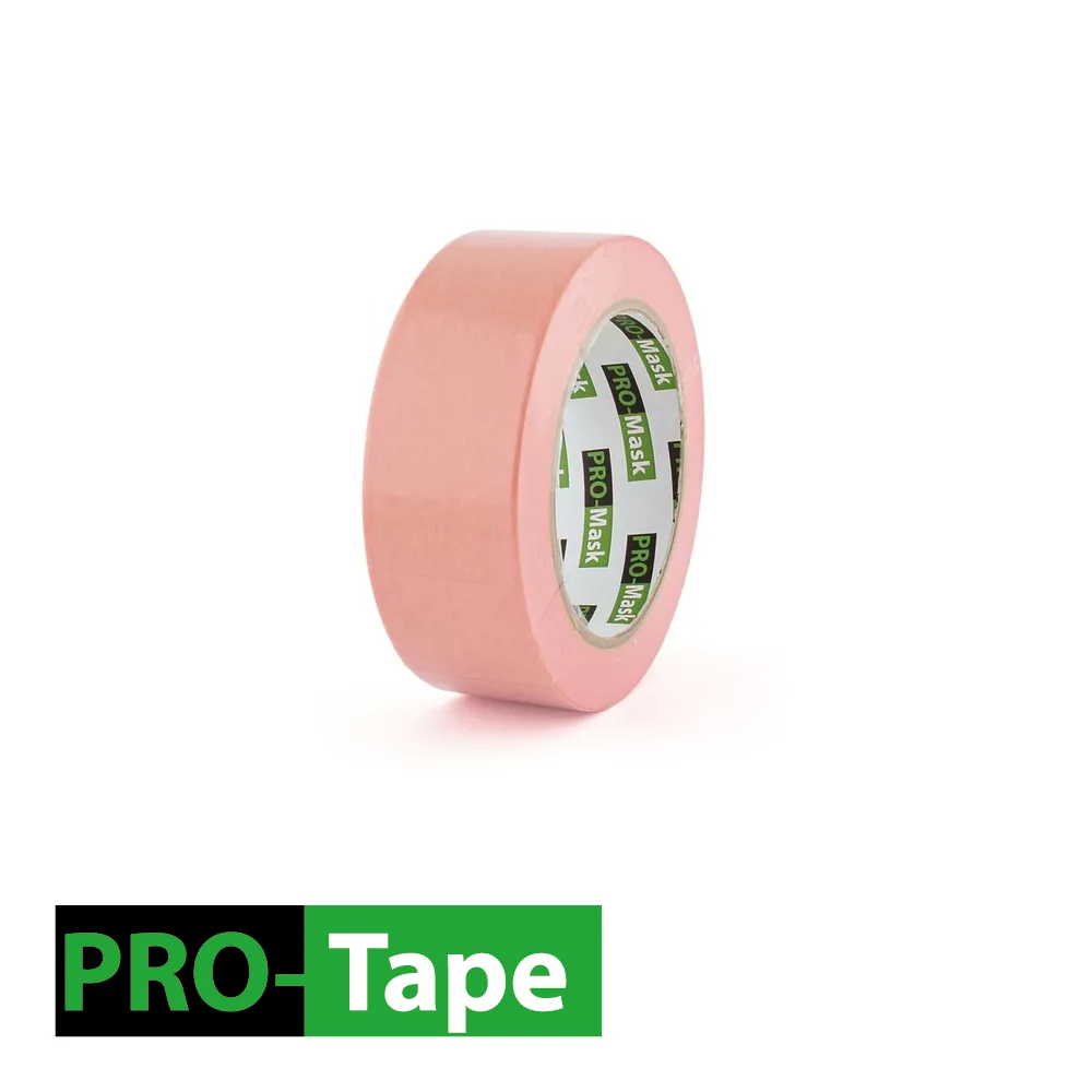 Tape de masquage - PRO-MASK ULTRA DELICATE, rose - 38 mm x 50 m - PRO-TAPE