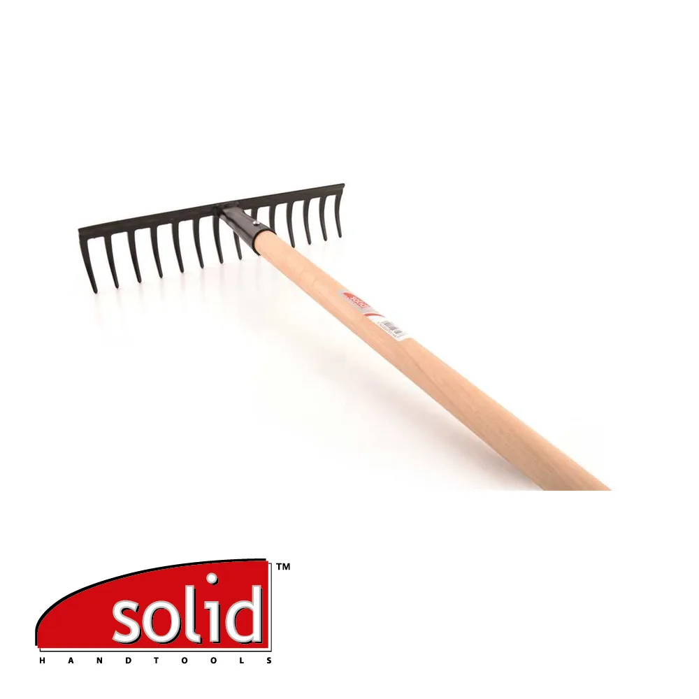Rateau - courbé, 14 dents, sans manche - SOLID
