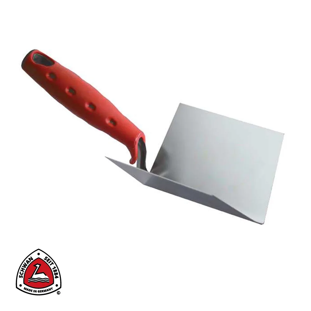 Truelle d'angle extérieur - inox, soft-grip - 110 x 75 x 75 mm - SCHWAN