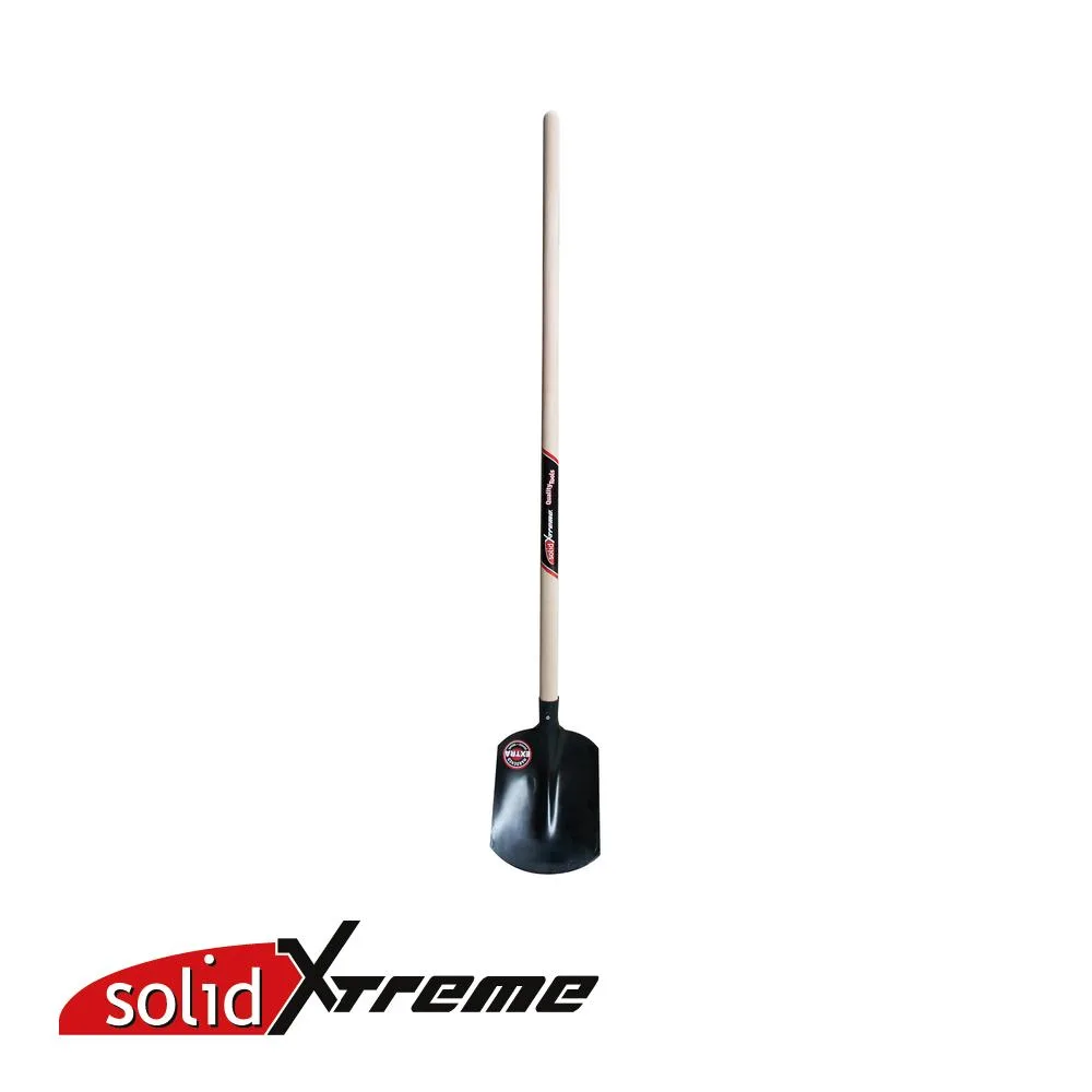 SOLID XTREME Pelle à sable - nr. 00, trempée extra, 220 mm, manche frêne, Ø 40 mm - 1300 mm