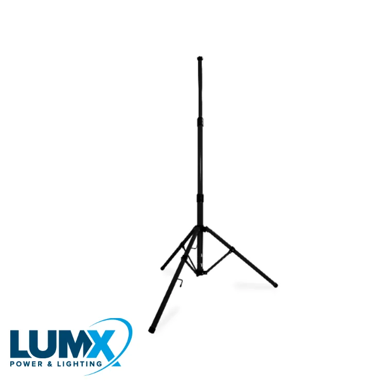 LUMX Trépied - pour lampe de chantier TM, TRI LED, incl. adapter - 0,69 -> 1,66 m