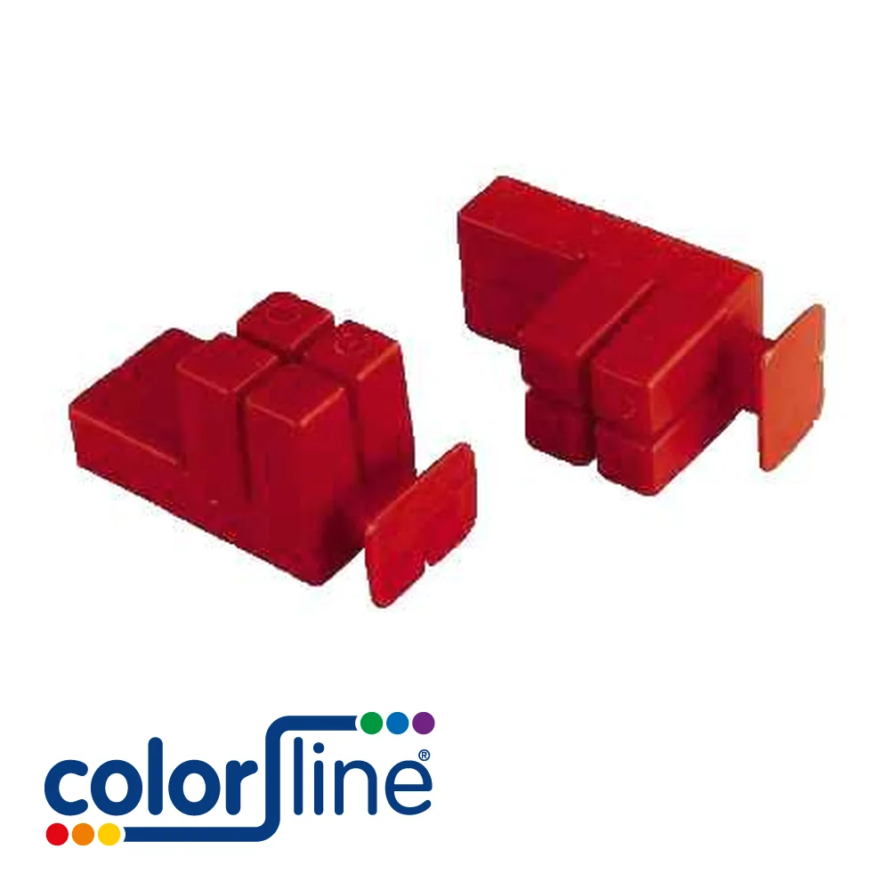 Tendeurs de cordeaux - pour briques, rouge, prix par paire - COLOR LINE