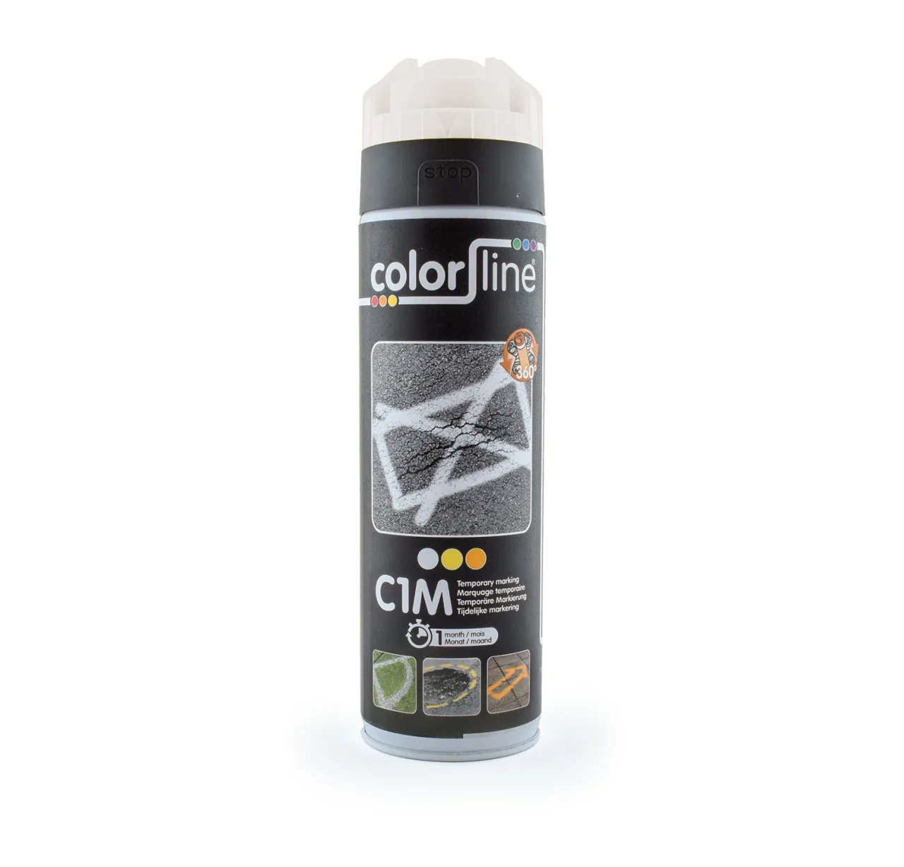 COLOR LINE Peinture de marquage - CHALK MARKER C1M, marquage temporaire, blanc - 500 ml